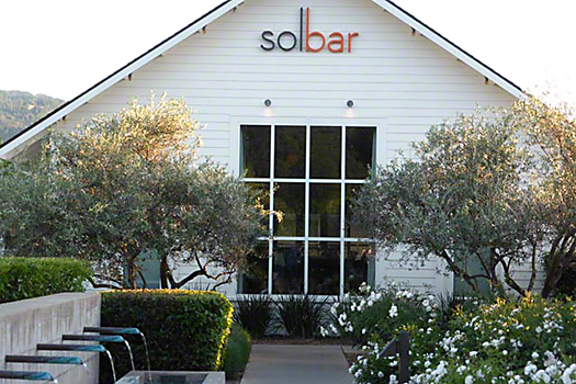 The Solbar restaurant at Solage Resort