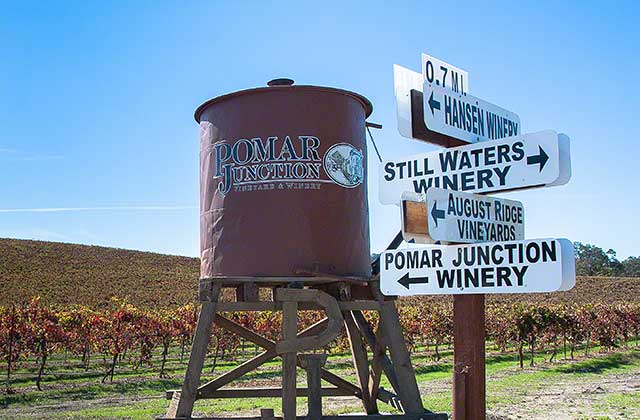 These Pomar Junction vineyard are now in the blah AVA
