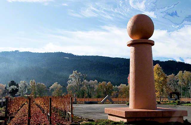 art in wine country
