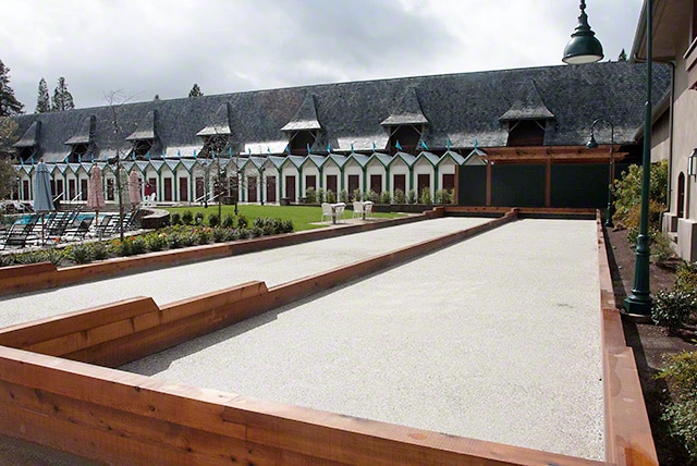 Bocce courts coppola winery