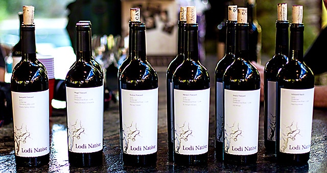 The six Lodi Native wines